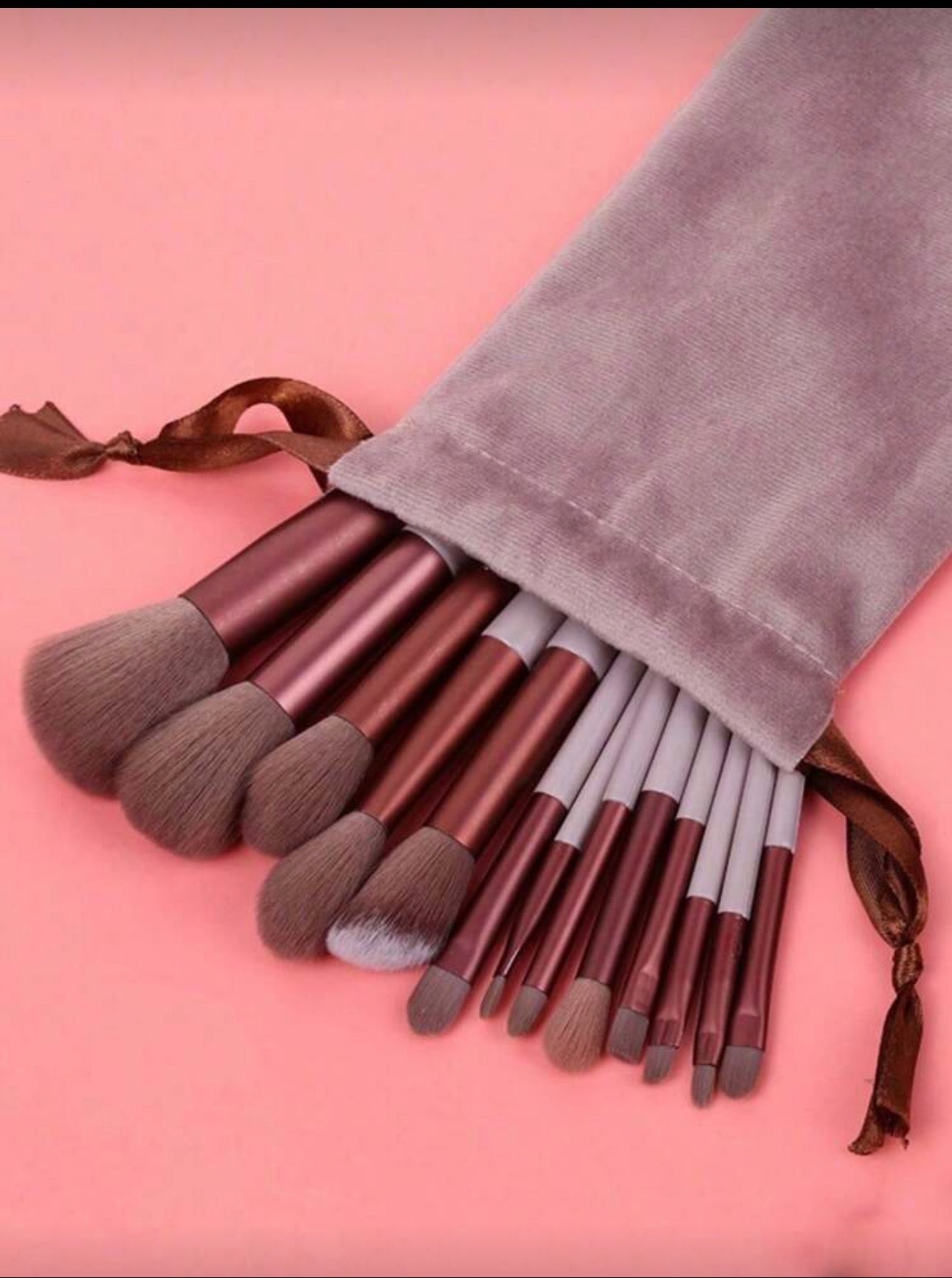13Pcs Makeup Brush Set Soft Fluffy Professional Cosmetic Foundation Powder Eyeshadow Kabuki Blending Make Up Brush Beauty Tool With Bag Makeup Sponge Beauty Gift For Makeup Beginner Black,Brush Set,Makeup Brush Kit,Make Up Brush Set,Make Up Set Complete,M