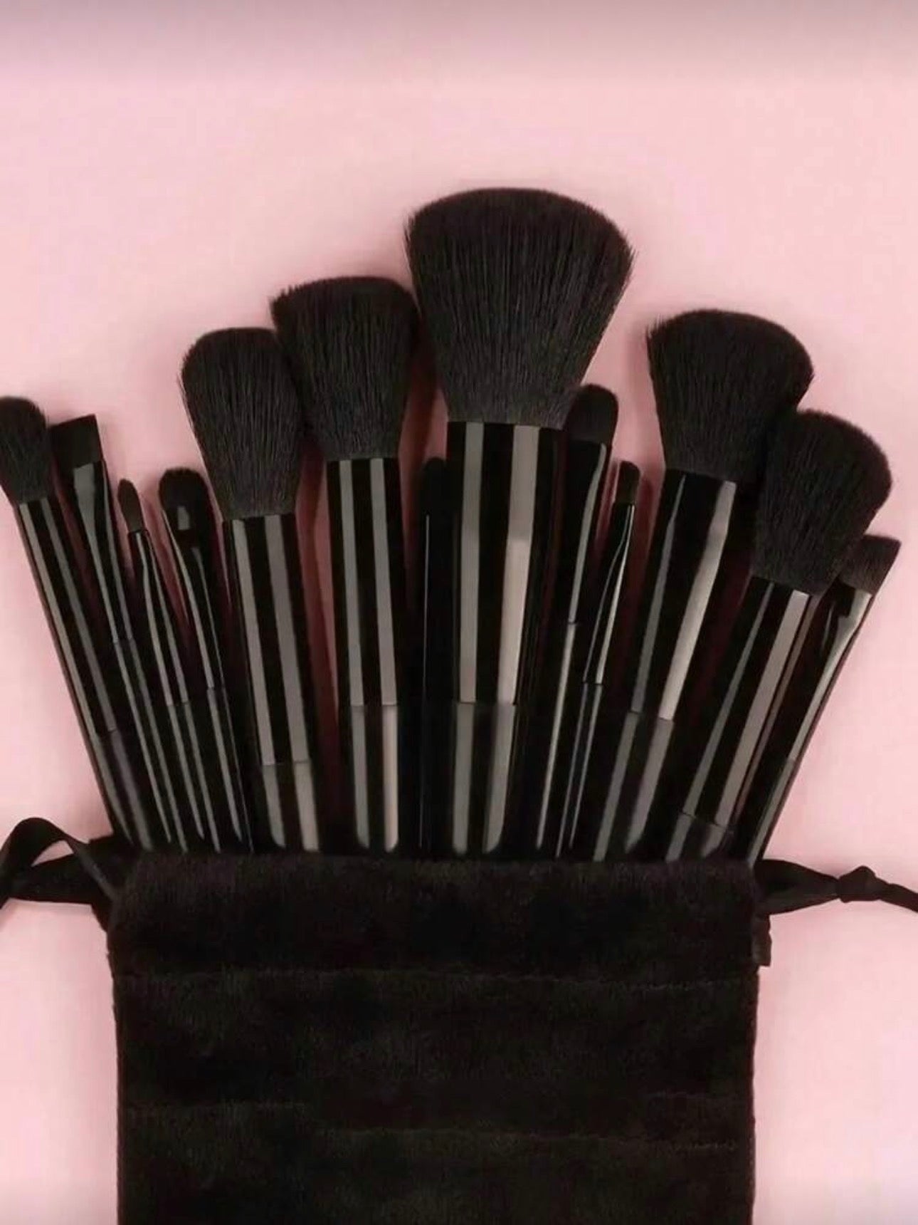 13Pcs Makeup Brush Set Soft Fluffy Professional Cosmetic Foundation Powder Eyeshadow Kabuki Blending Make Up Brush Beauty Tool With Bag Makeup Sponge Beauty Gift For Makeup Beginner Black,Brush Set,Makeup Brush Kit,Make Up Brush Set,Make Up Set Complete,M