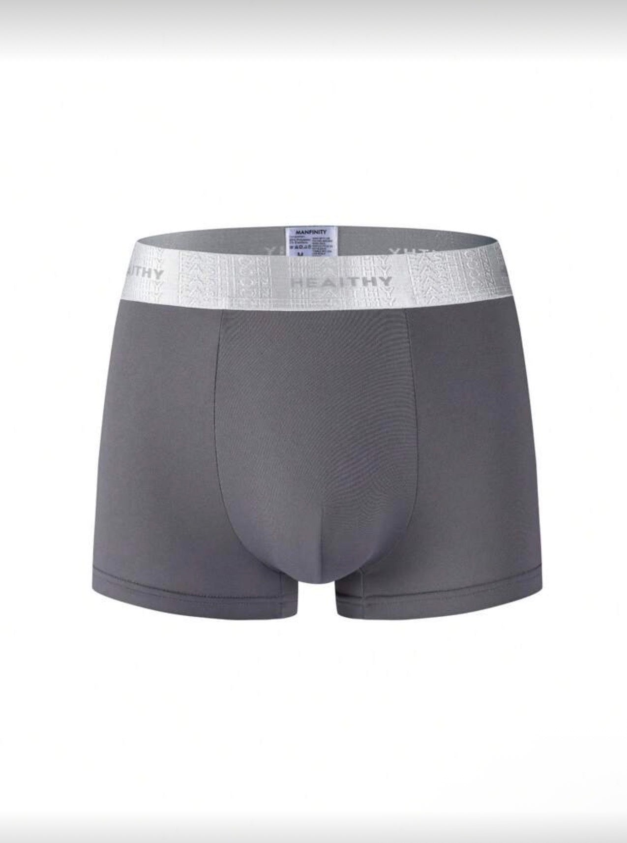 Manfinity Underwear&Sleepwear Basics 10pcs/Set Men Simple Color Block Waist Band Boxer Briefs  Multipack Underwear